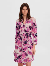 Selected Femme Fane Damina mekko - pinkkikuvioitu - Mekot ja tunikat - Naisten vaatteet - IHANA Store - lifestylemyymälä