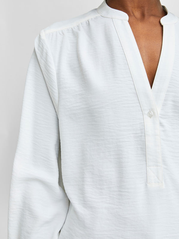 Selected Femme Mivia pusero - valkoinen - yläosat - vaatteet - naisten paidat - muoti - lifestylemyymälä - IHANA Store