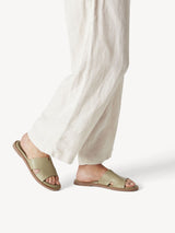 Tamaris sandaalit - vihreä - nahkakengät - naisten kesäkengät