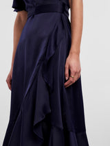 YAS Thea kietaisumekko - sininen - mekot ja tunikat - Naisten vaatteet - IHANA Store - lifestylemyymälä