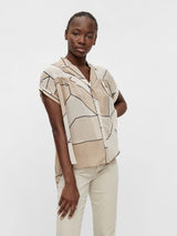 Object Consilia paita - beige kuvioitu - graafinen - Paidat - Naisten vaatteet- IHANA Store