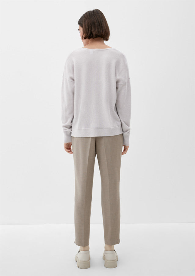 s.Oliver cashmereneule - harmaa - neulepuserot - kashmir - yläosat - Naisten vaatteet - IHANA Store