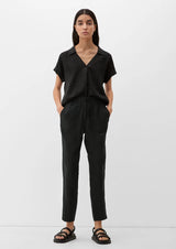 s.Oliver RED Label pellavahousut - mustat - naisten alaosat - sisävaatteet - IHANA Store - lifestylemyymälä