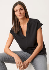 s.Oliver t-paita - musta - yläosat - naisten vaatteet - IHANA Store - lifestylemyymälä